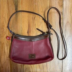 Dooney & Bourke Red Leather Crossbody Bag
